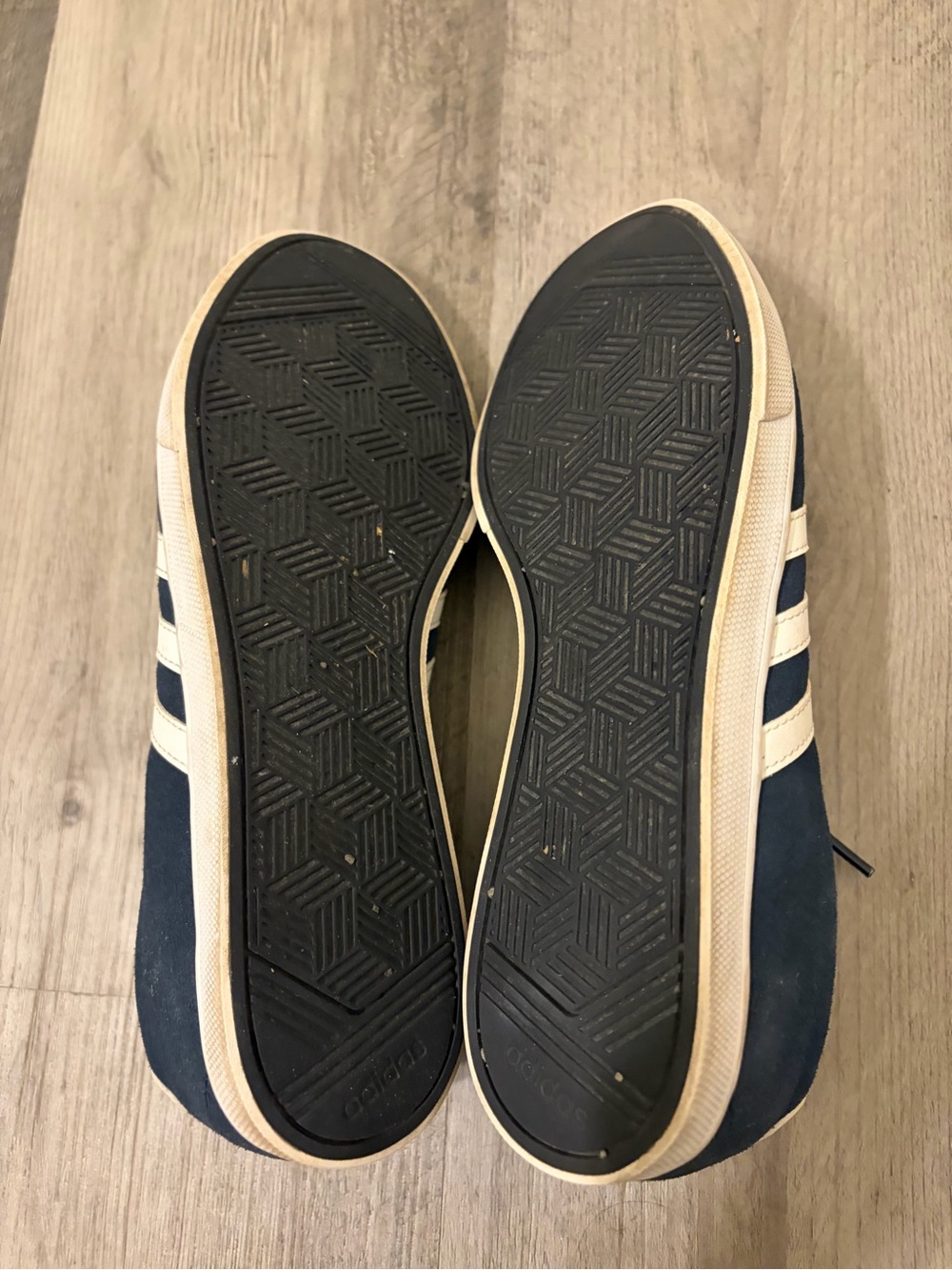 Adidas Navy Ortholite Float Women's Navy Suede with White Stripes Size 8.5 - Picture 5 of 6